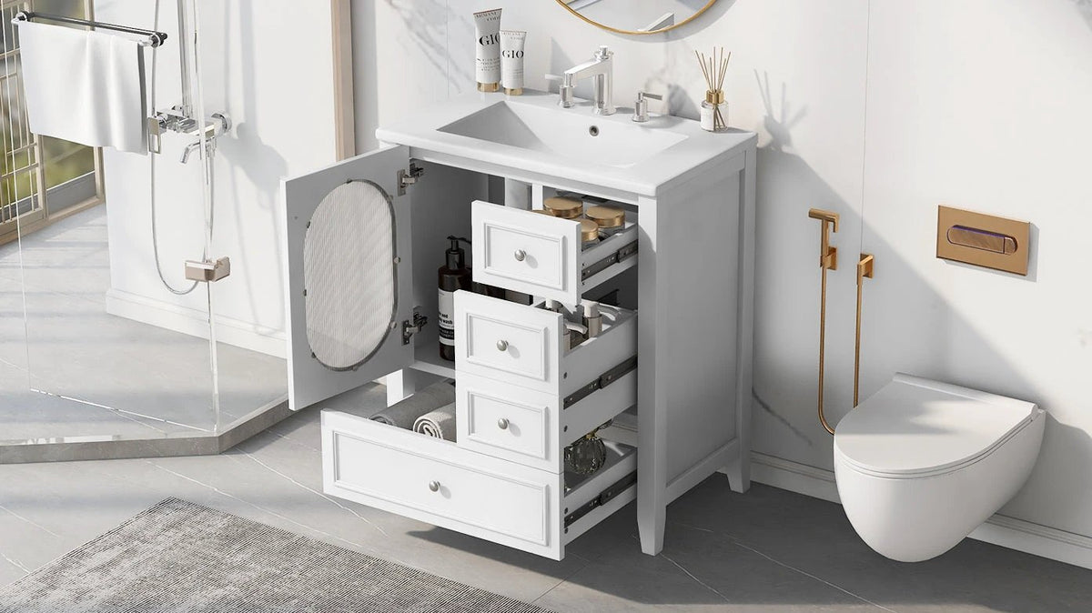 30" Bathroom Vanity with Sink by eprolo