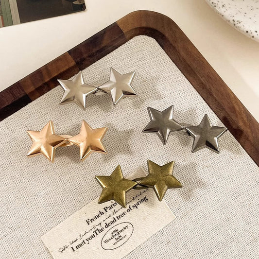 Hebilla de cinturón con estrella de cinco puntas para pantalones, artefacto de ajuste de cintura