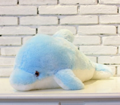 Peluche Dauphin Lumineux Coloré Cadeau de Noël
