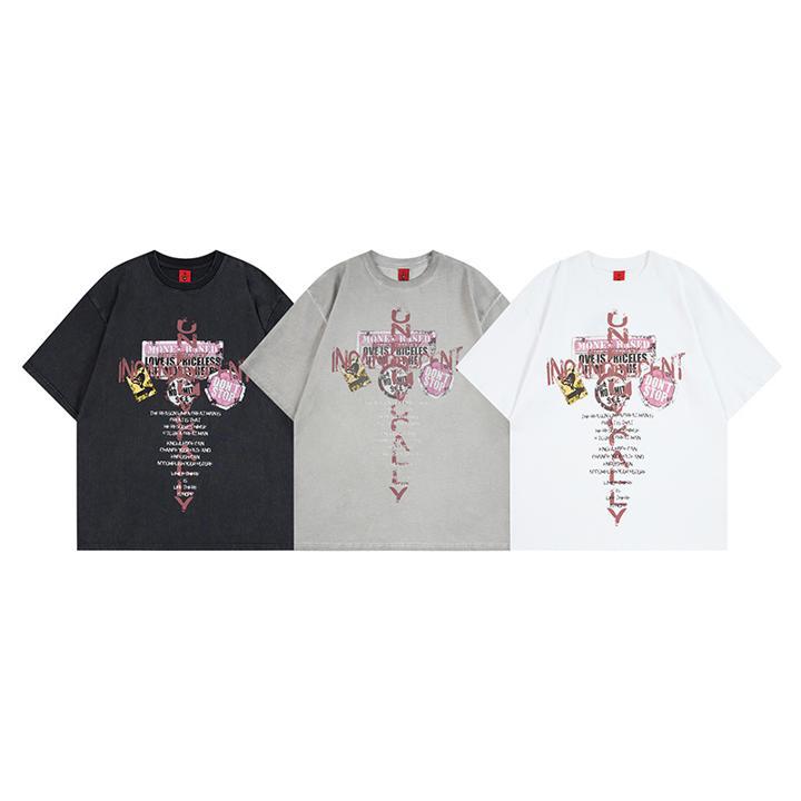 T-shirt demi-manches croisé