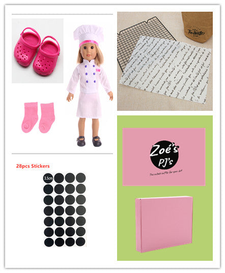 Vêtements de poupée Accessoires American Girl Vêtements de chef