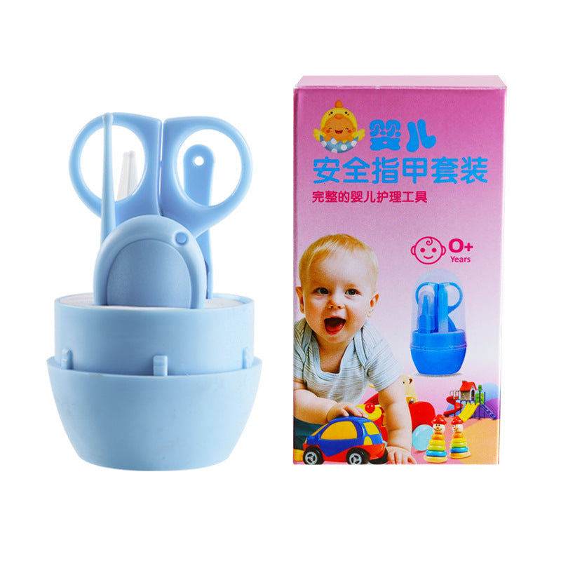 Ciseaux à ongles anti-pincement pour bébé, kit de soins 5 pièces