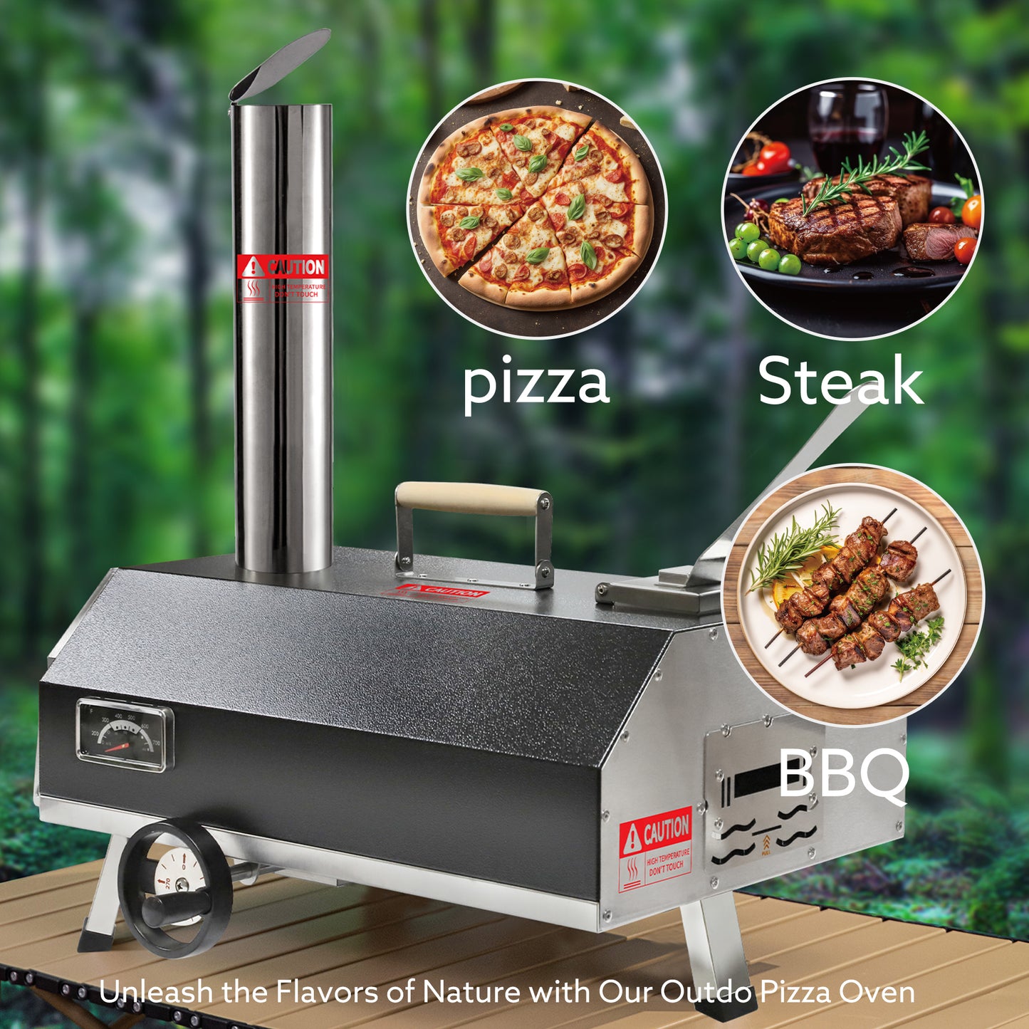 Dégustez une authentique pizza cuite au feu de bois