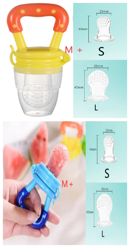 Nouvelle Sucette en Silicone pour Bébé, Encapsulée pour Apaiser l'Alimentation Complémentaire