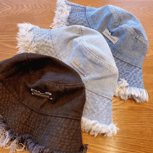 Sombrero de pescador de mezclilla para mujer, gorro tipo pescador de ala ancha, fino, lavado, con borde deshilachado, para primavera y verano, para exteriores