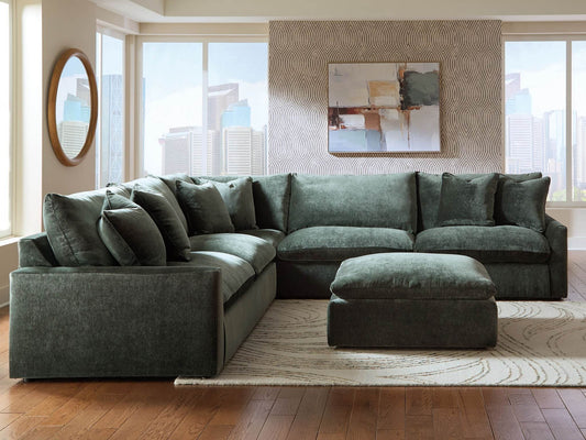 Carriage View - 3-Piece Sectional - Jade-1