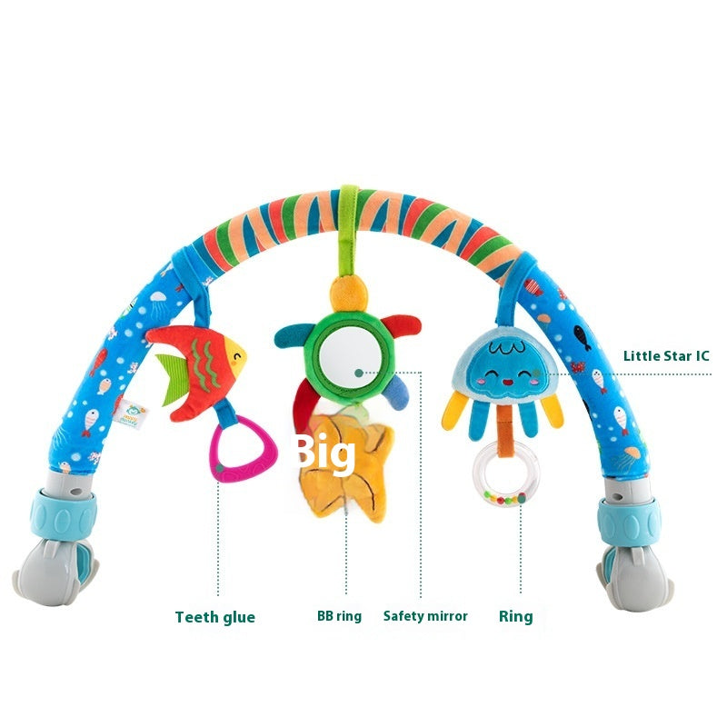 Hochet de lit suspendu pour bébé, Clip de lit pour nouveau-né, Clip de voiture, Ornements, Jouet de confort pour bébé