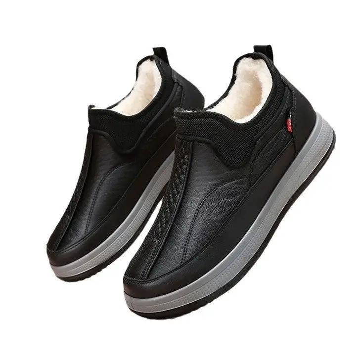 Aurelia Cozy Extra Thick Fleece Lined Winter Boots, black AdTec pair.