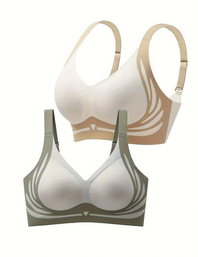 Soutien-gorge de sport antichoc à bonnets fixes anti-affaissement pour la course à pied