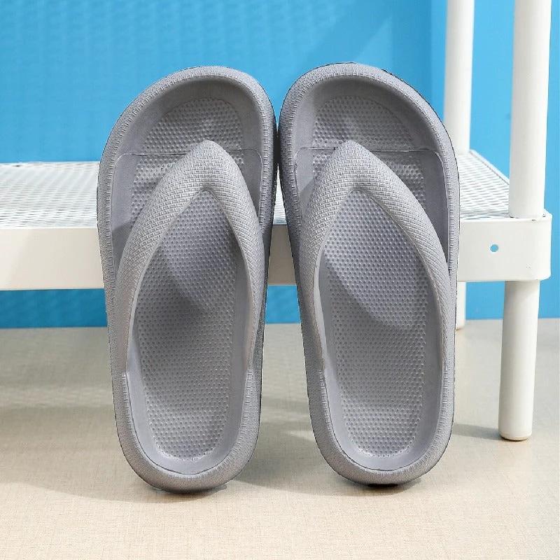 New style flip flops non-slip outdoor summer soft bottom bathroom couple outdoor sandals casual thick bottom sandals by eprolo