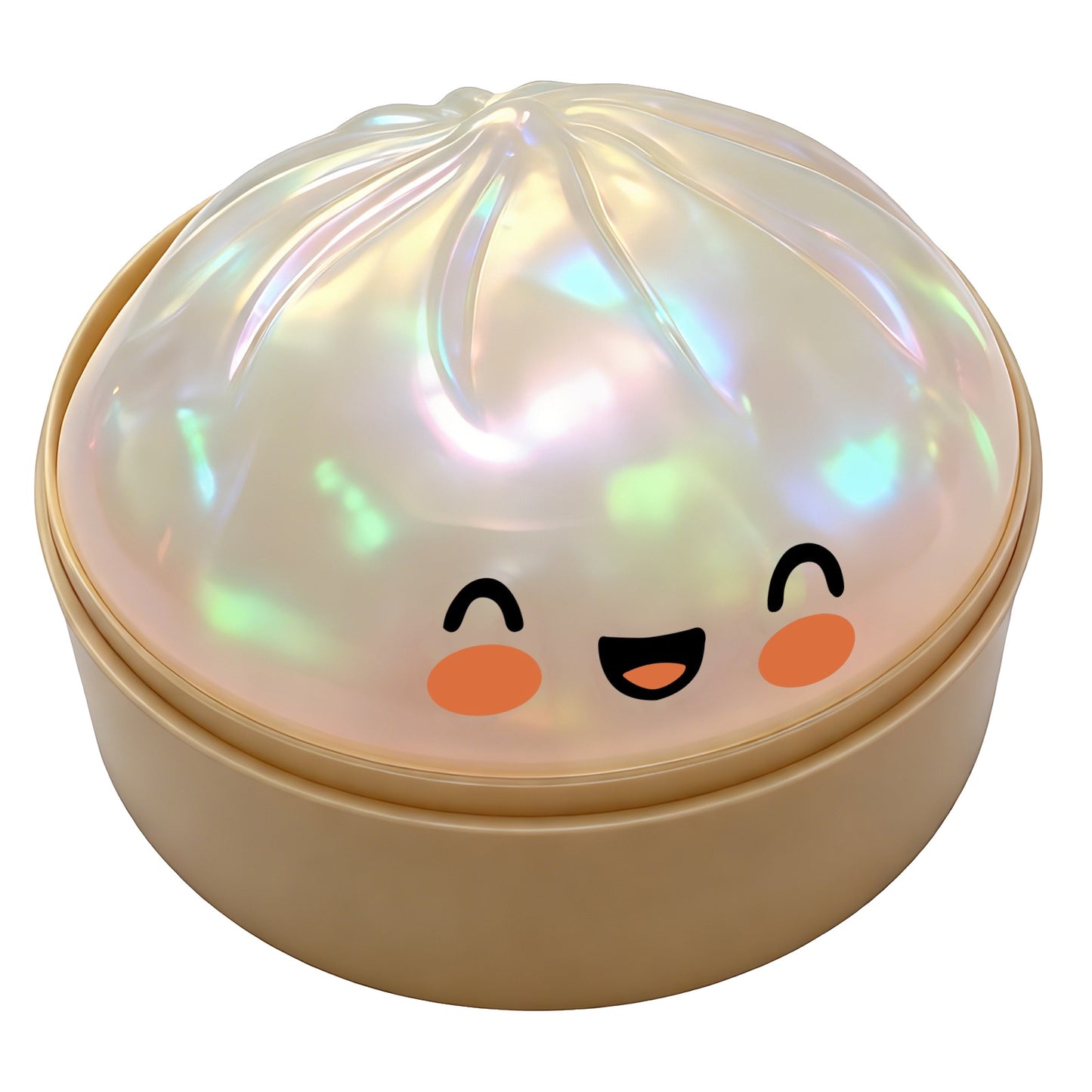 Simulation mignonne en forme de petit pain cuit à la vapeur, amusante et anti-stress