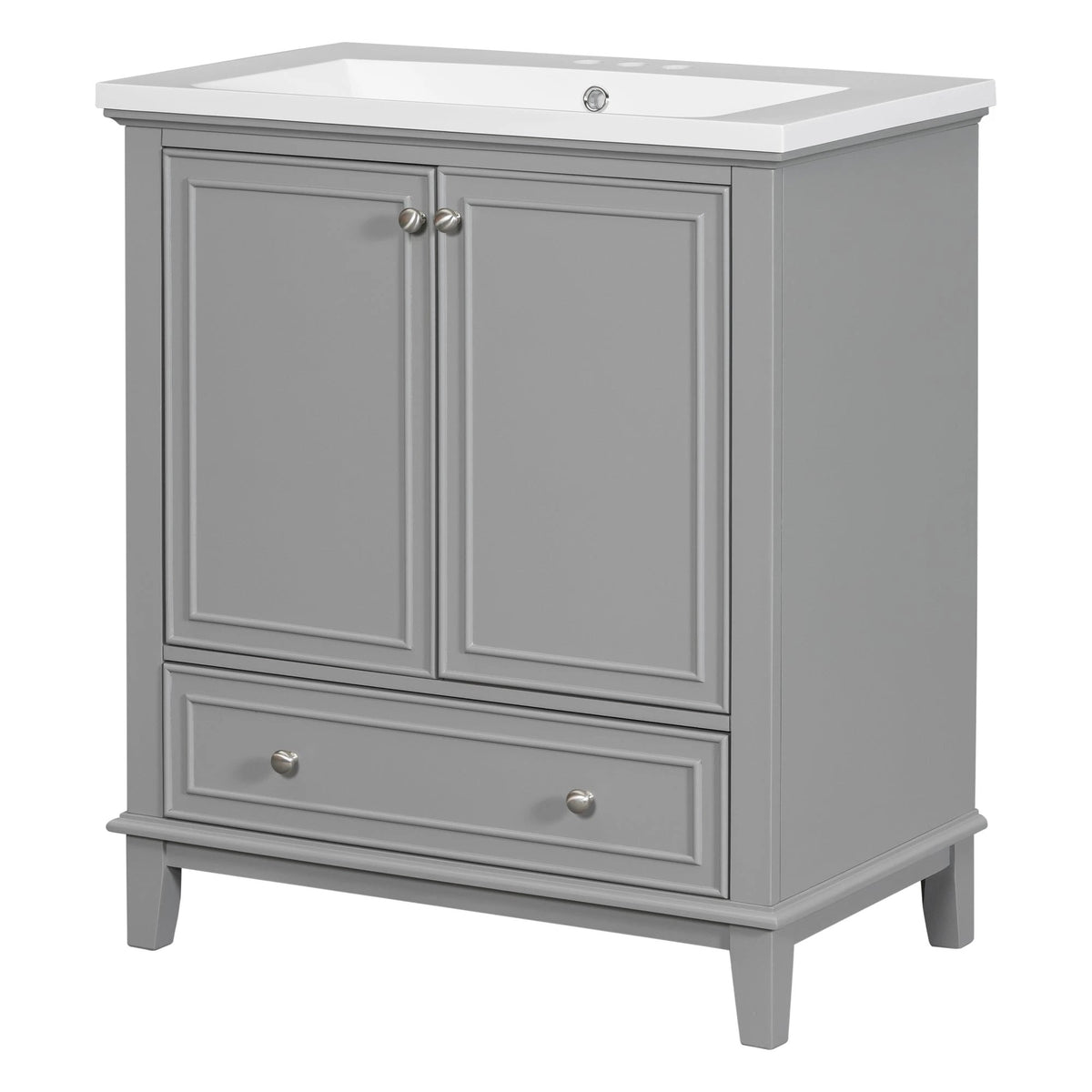 30inchgrey Bathroom Vanity with Sink by eprolo