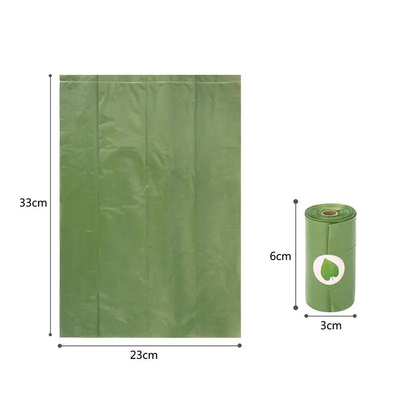 EPI Environmentally Friendly Degradable Pet Garbage Bag by AdTec, green bag sheet 23x33 cm and 6x3 cm roll (2 items).