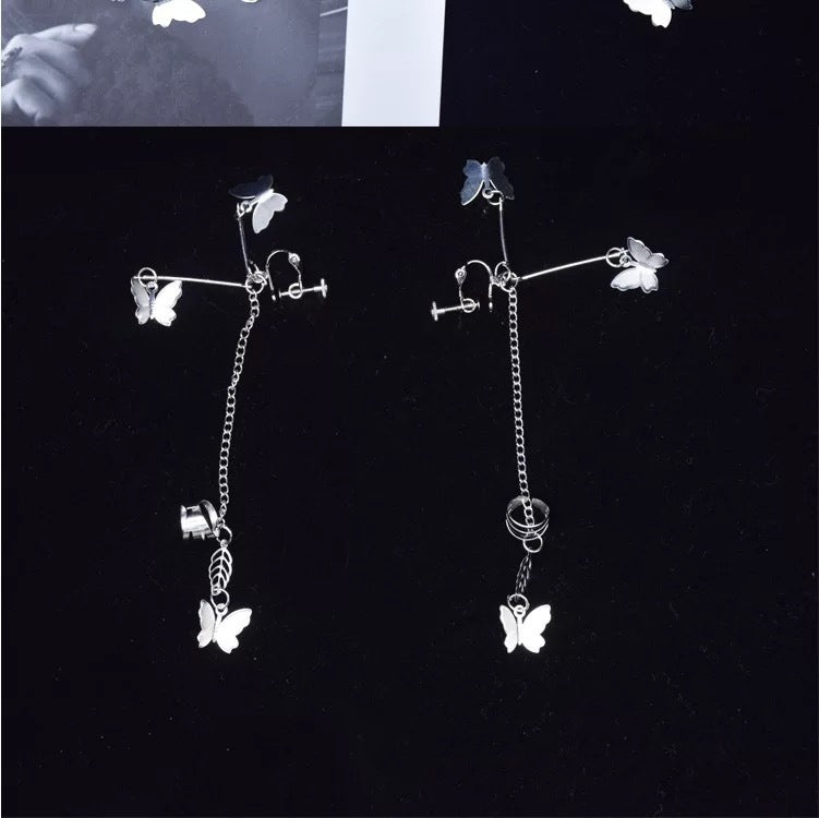 Boucles d'oreilles Papillon Tempérament Super Fée Vent Froid