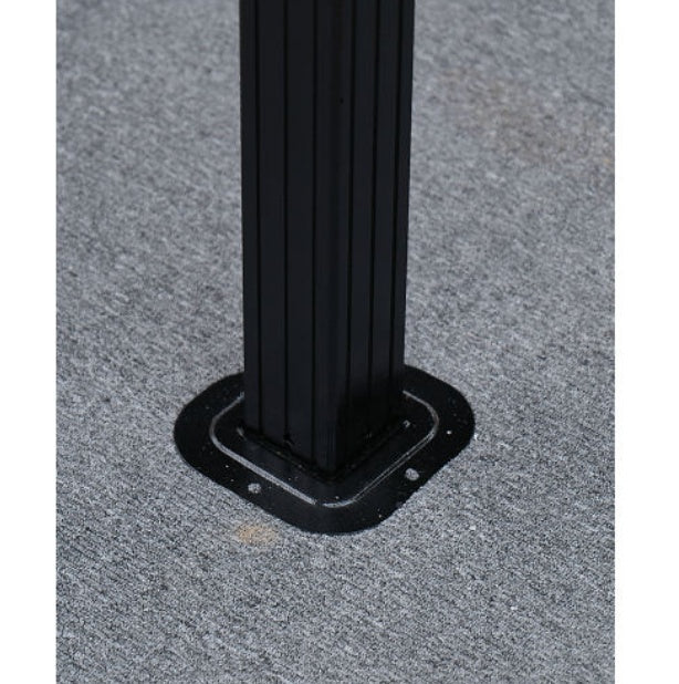 Tonnelle de jardin 3x3M, tonnelle en aluminium