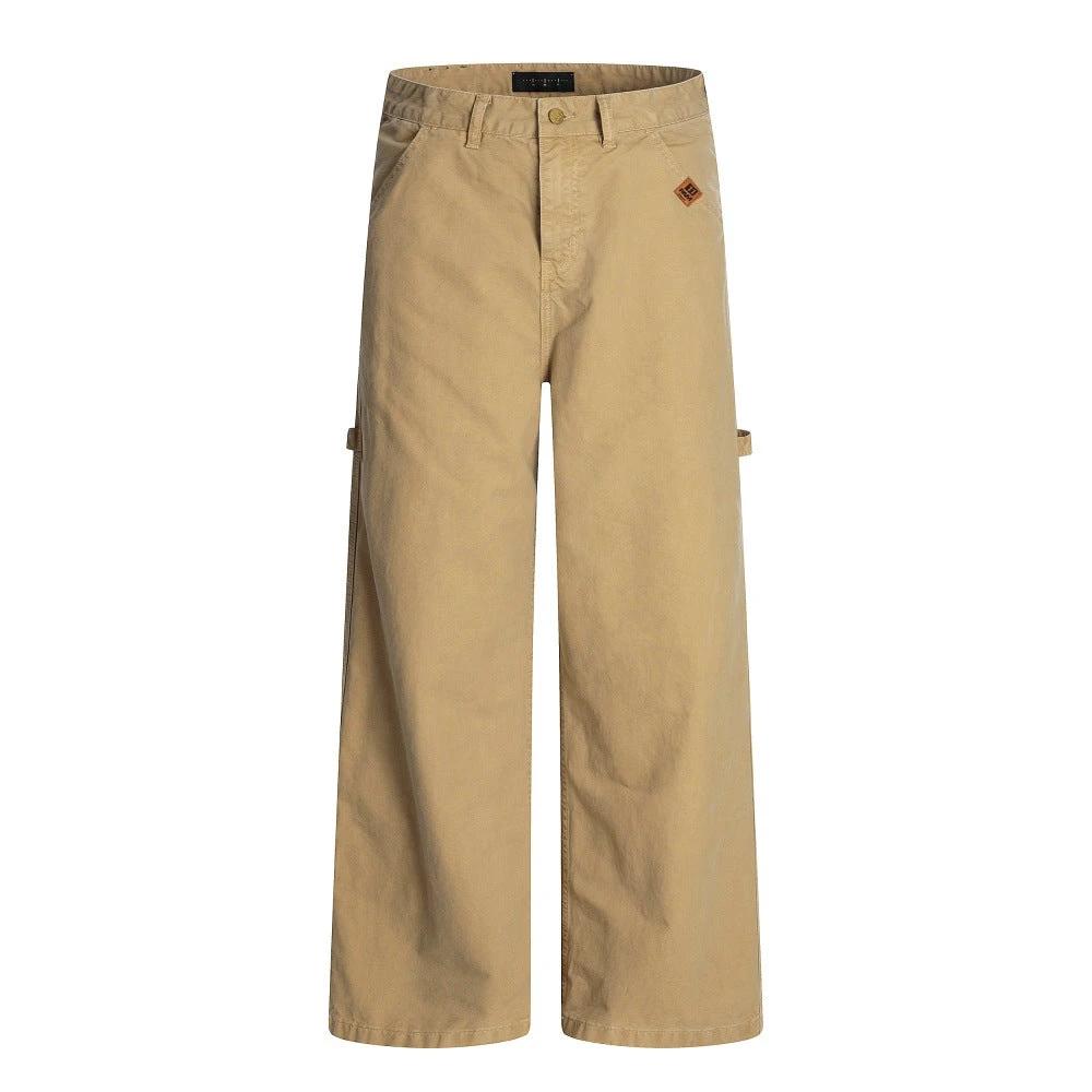 Loose Casual Straight Leg Pants by eprolo