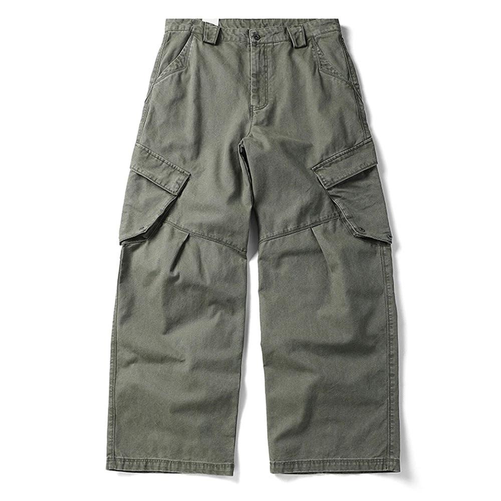 Multi pocket straight leg pants and long pants by eprolo