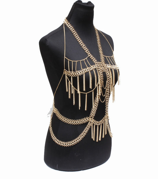 Collar de palabra con cadena para el cuerpo, joyas de gran venta para mujer
