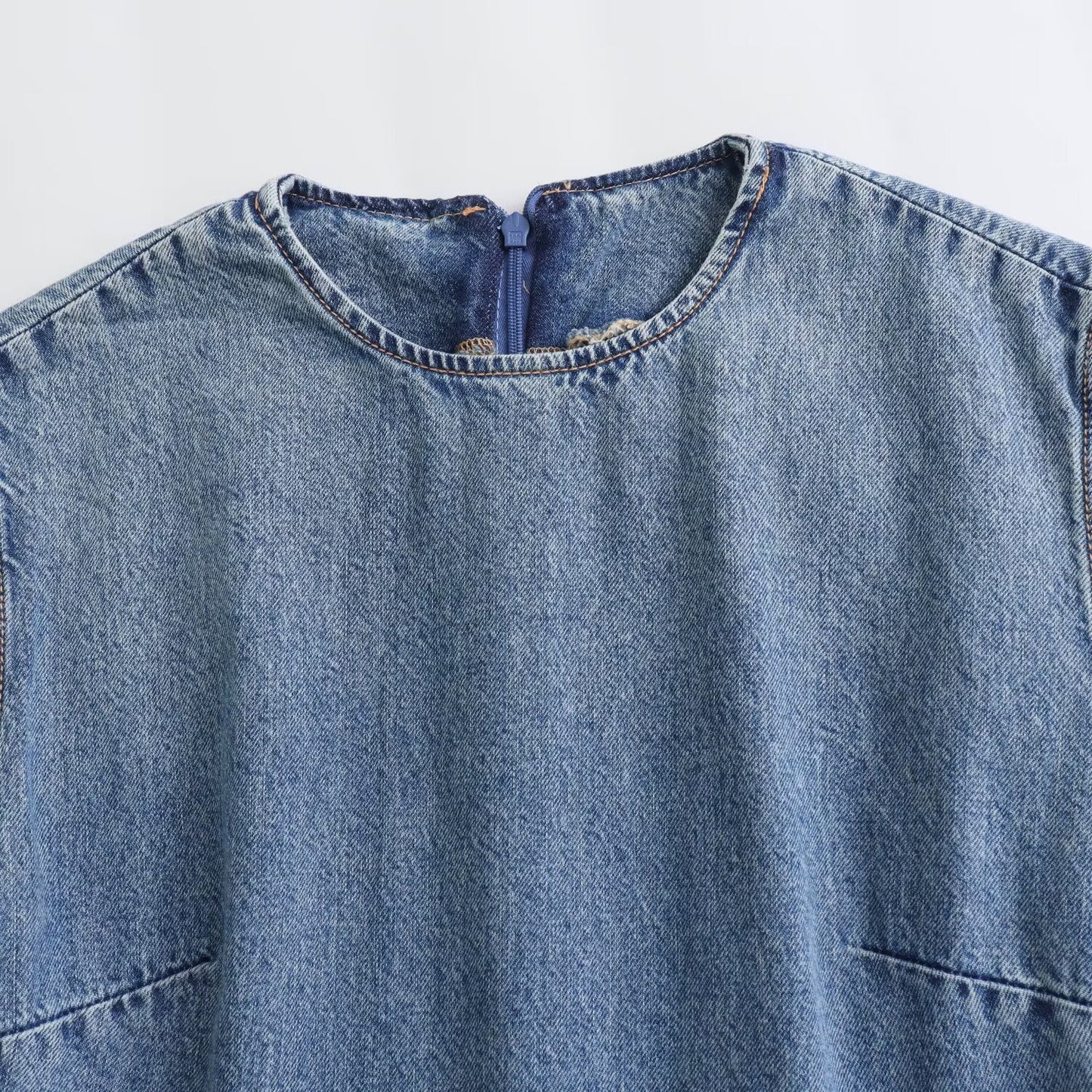 Vestido vaquero midi para mujer