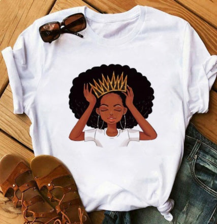 Camiseta de manga corta holgada para mujer