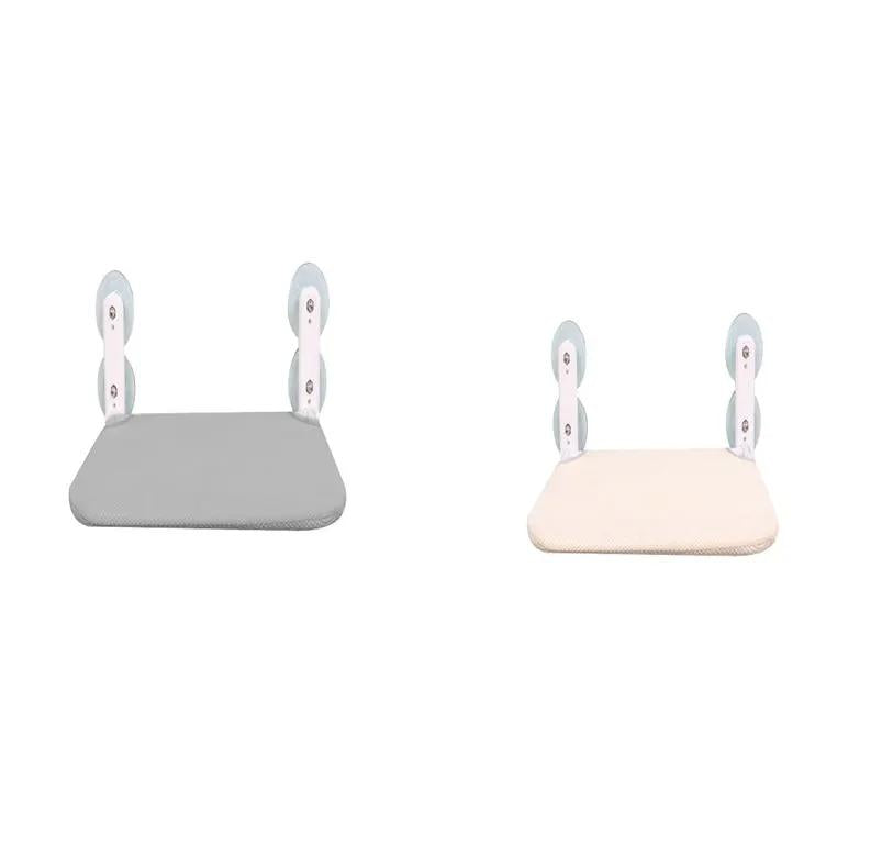 Cat window hammock by AdTec with suction cups, gray and beige, set of 2