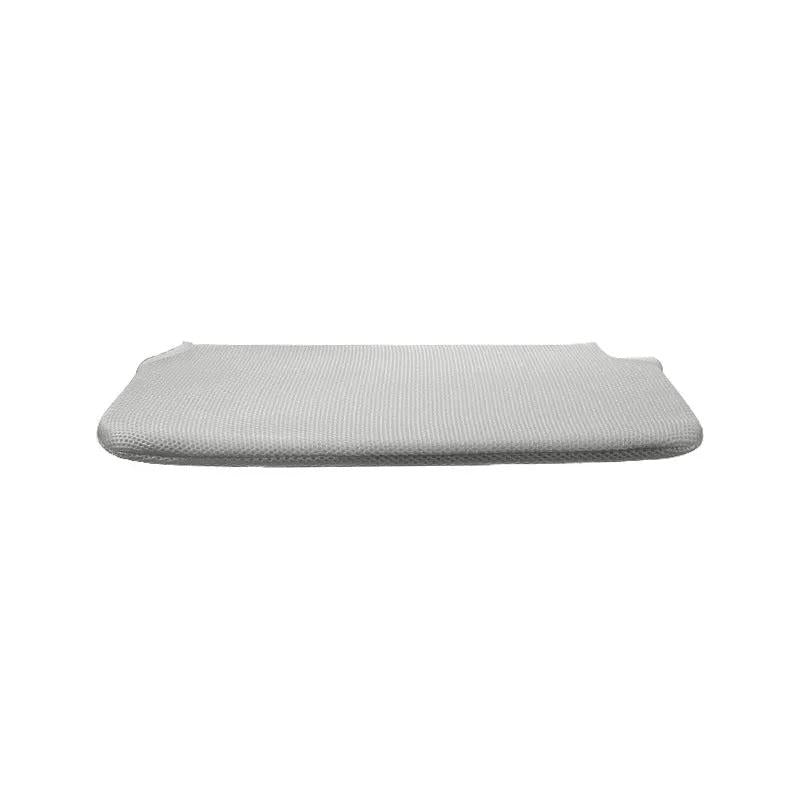 Cat window hammock cushion, gray textured fabric for suction-cup installation
