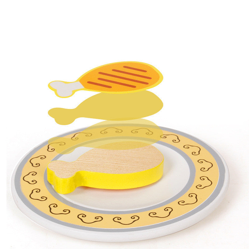 Cuisine de Girafe en Bois pour Maisonnette BBQ Set