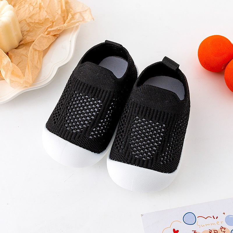 Chaussures de marche antidérapantes à semelle souple pour bébés, printemps et automne