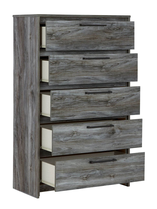 Signature Design by Ashley Baystorm Five Drawer Gray Storage Chest-1