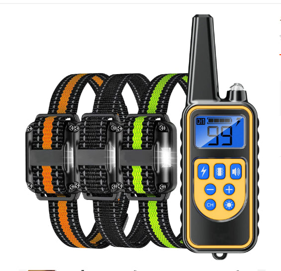 Dispositivo de entrenamiento para perros con control remoto