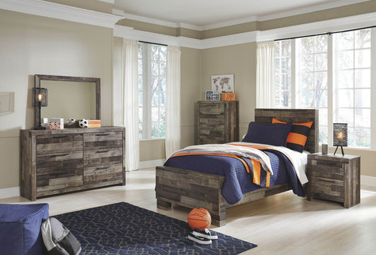 Multi-Gray 6 Pc Youth Panel Bedroom Set-10