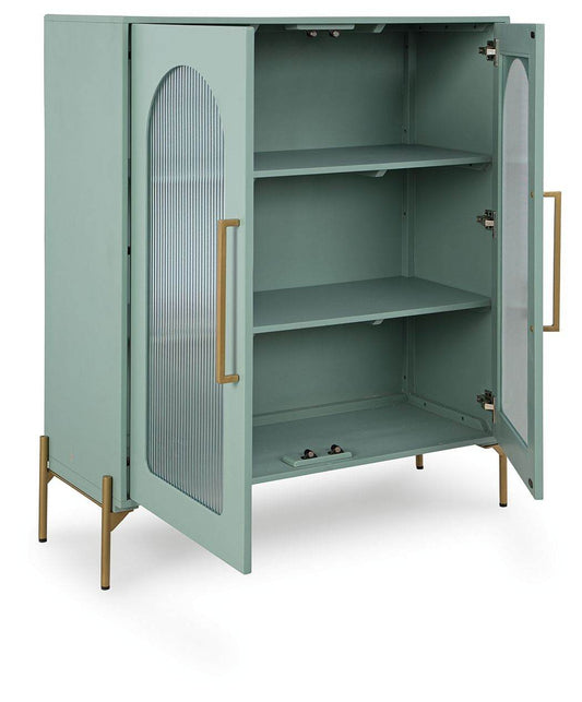 Adwen - Accent Cabinet - Light Green-1