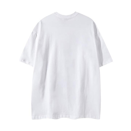 Wash to make old letters 21 short sleeves
