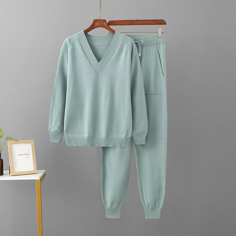 Conjunto de jersey de pico y pantalón