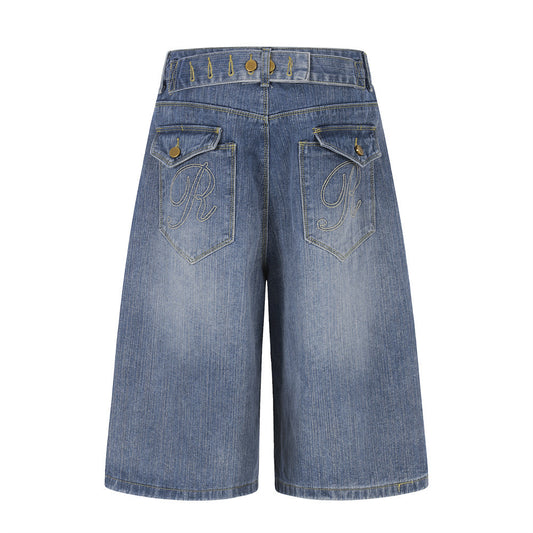 Hacer unos pantalones cortos vaqueros vintage