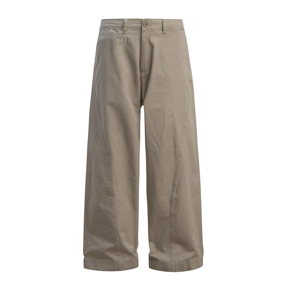 Solid Color Loose Wide Leg Pants by eprolo