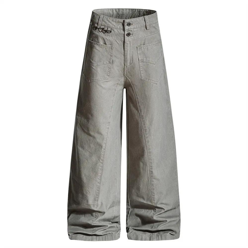 Loose Wide Leg Jeans Relaxed Fit Comfortable Casual Denim Pants
