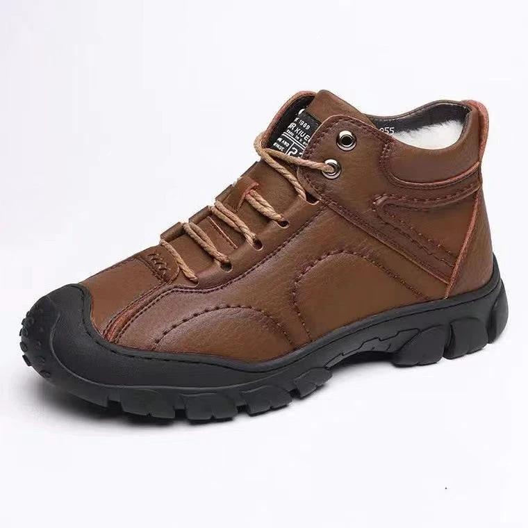 Men's cotton shoes men's winter new style snow boots with fleece insulation casual sports shoes men's outdoor hiking shoes by eprolo