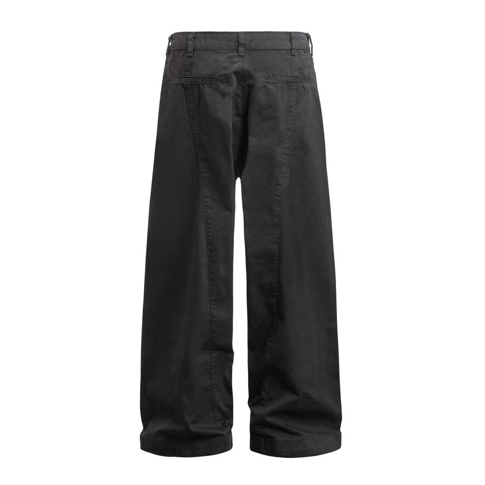 Solid Color Loose Wide Leg Pants by eprolo