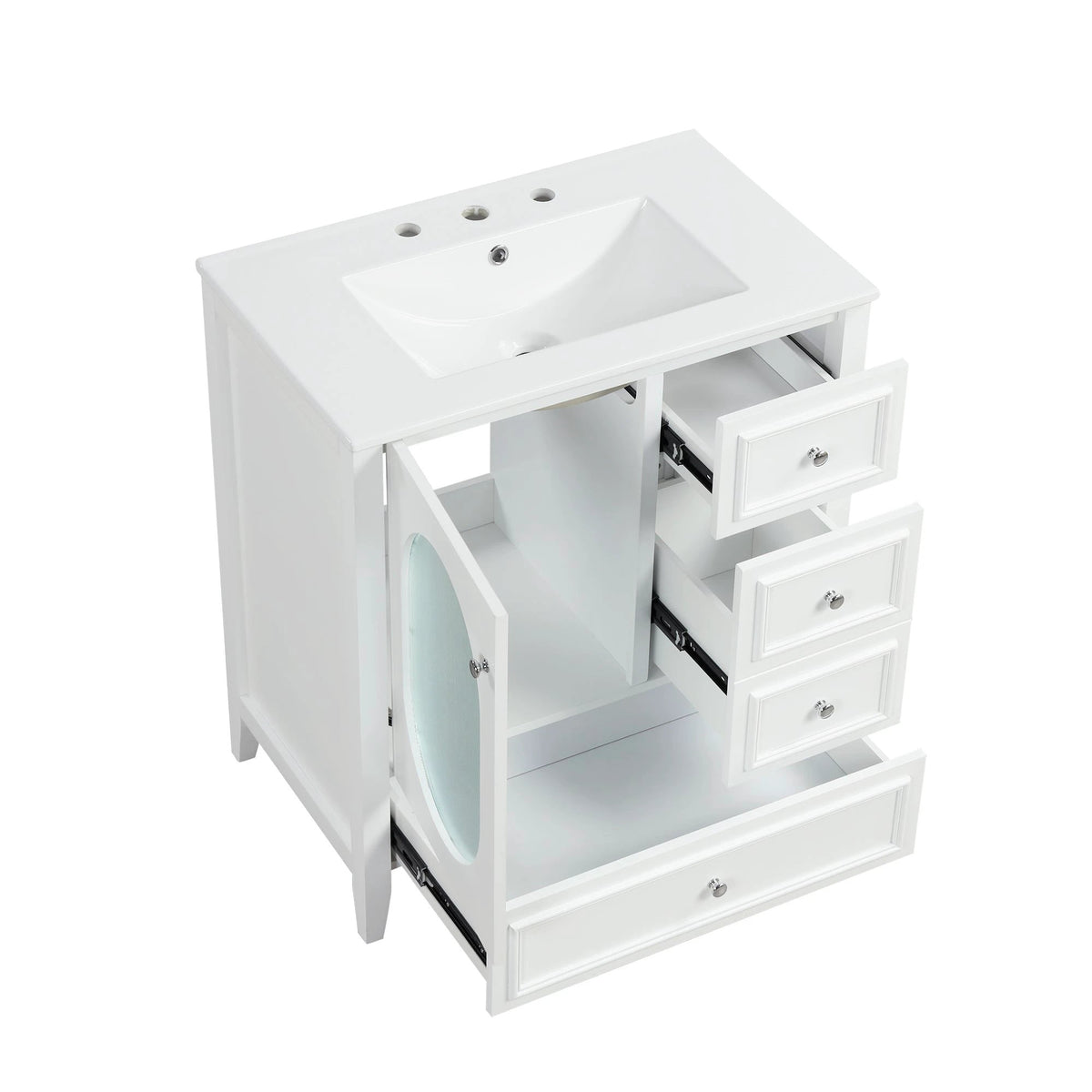 30" Bathroom Vanity with Sink by eprolo