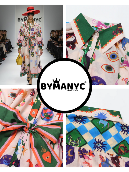 Maxi Dress New Collection BYMANYC ® New York • Dreamlike Artistic Print-1