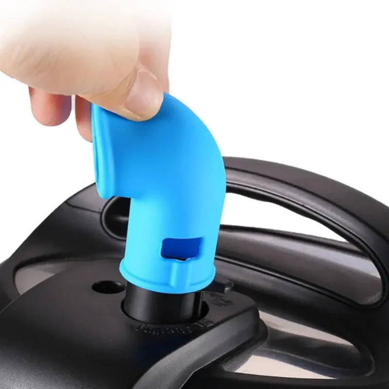 Pressure cooker silicone exhaust pipe, blue, steam release valve accessory, replacement part, 1pc