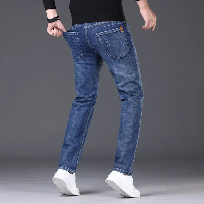 Jeans PrimeCanada.Store premium dark wash slim straight stretch denim for daily wear.