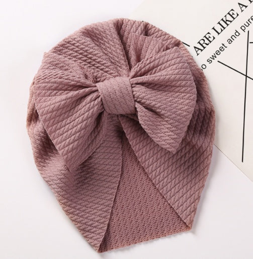 Chapeau chaud et mignon pour enfants européens et américains avec nœud