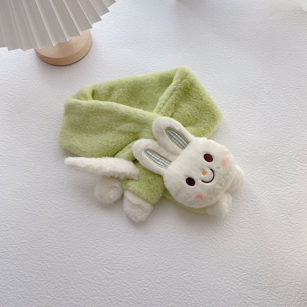 Warm Plush Children Cross Rabbit Scarf