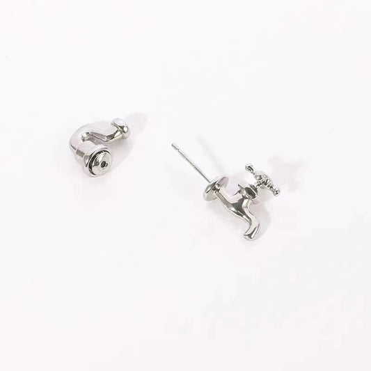 Pendientes de grifo de tres colores exagerados a la moda