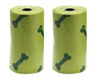 Two lime green cylindrical containers by AdTec with dark bone patterns
