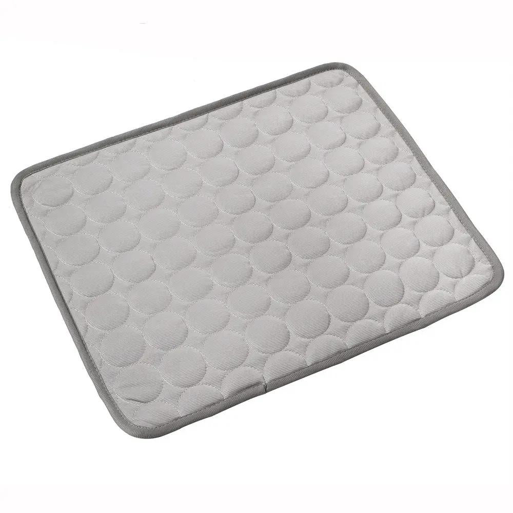 AdTec grey quilted dog cooling mat, extra-large pet cooling bed