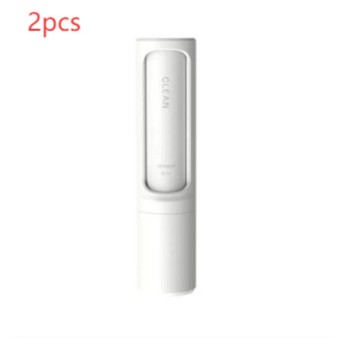 2pcs Reusable Pet Hair Remover Brush Lint Roller portable self-cleaning tool, AdTec, for cat and dog fur