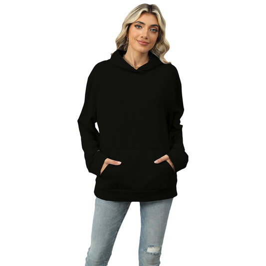 Sweat-shirt à capuche décontracté avec poches pour femmes
